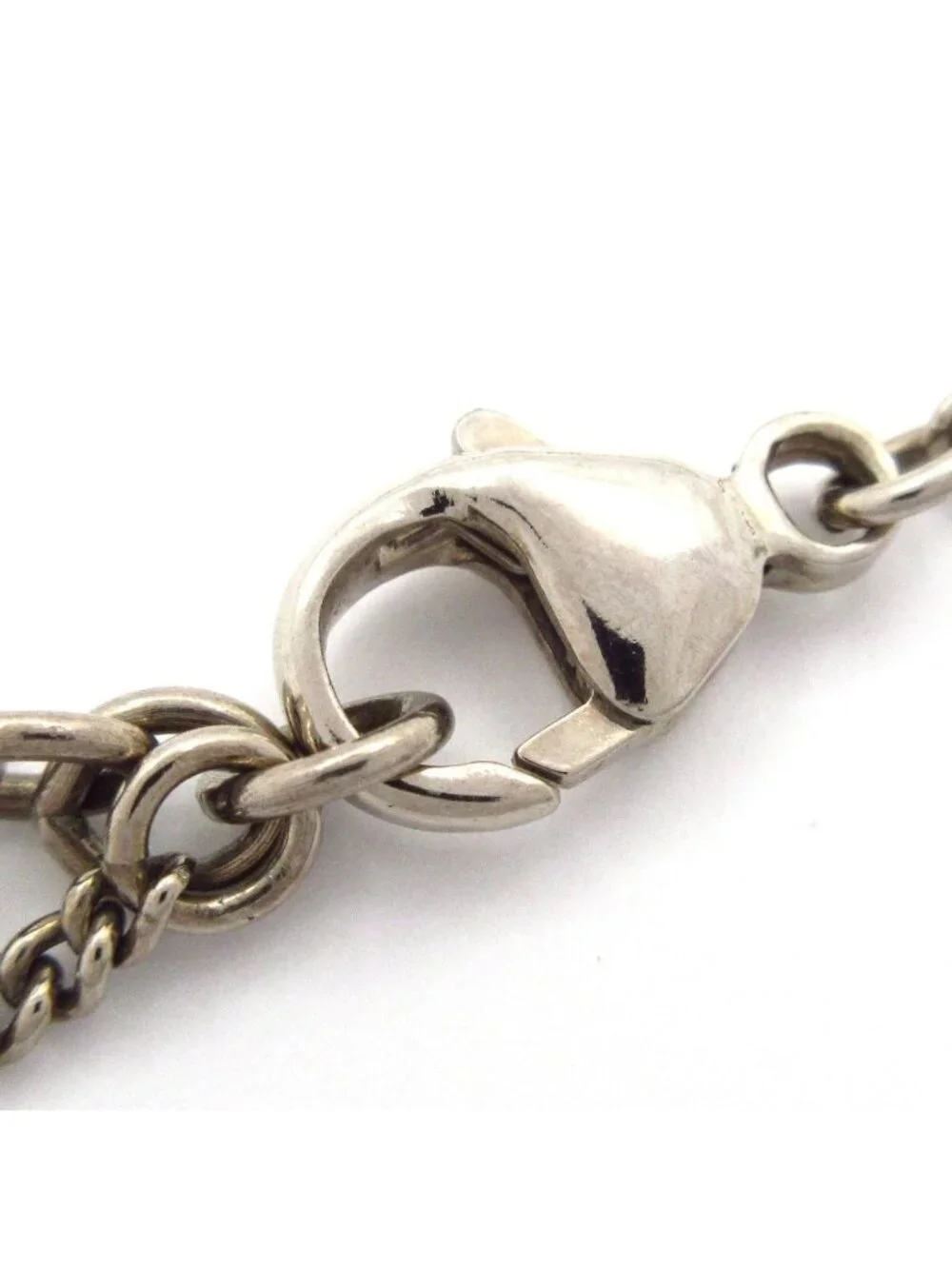 Chanel Necklace CC Logo Silver Yellow Multi Butterfly Flower